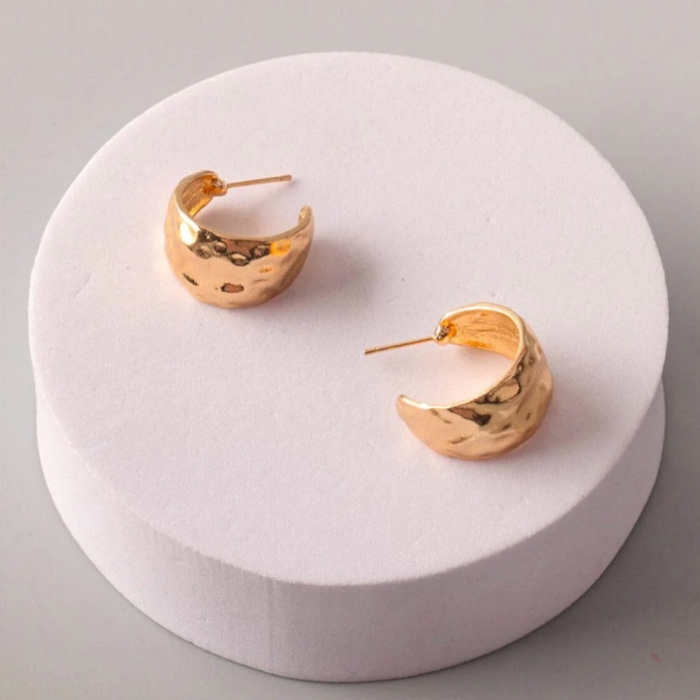 Elegant Gold & Silver Hoop Earrings